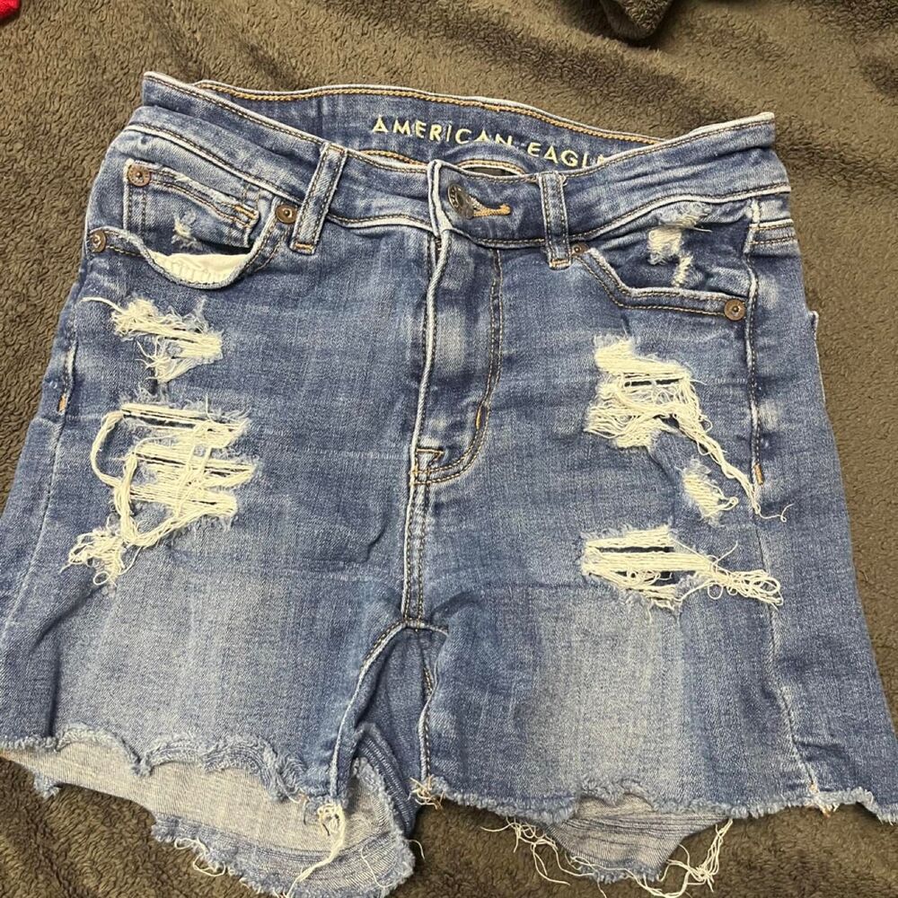 American-eagle Women's Blue and Navy Shorts